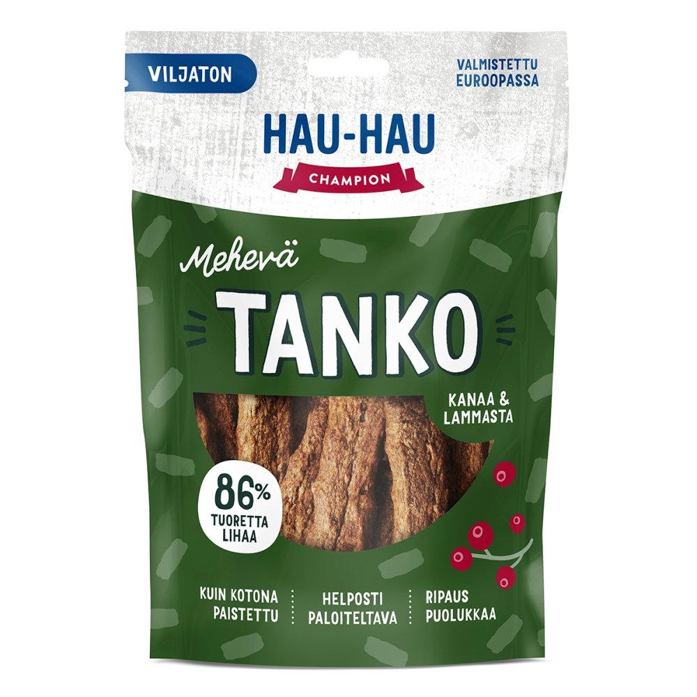Hau-Hau Champion Mehevä Tanko Kanaa ja Lammasta (140 g)