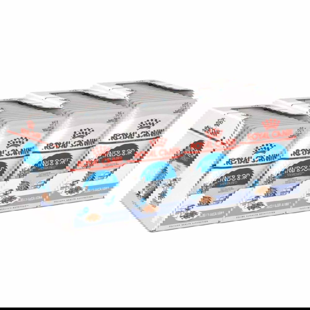 Royal Canin Indoor Jelly 85 g, 48-pack