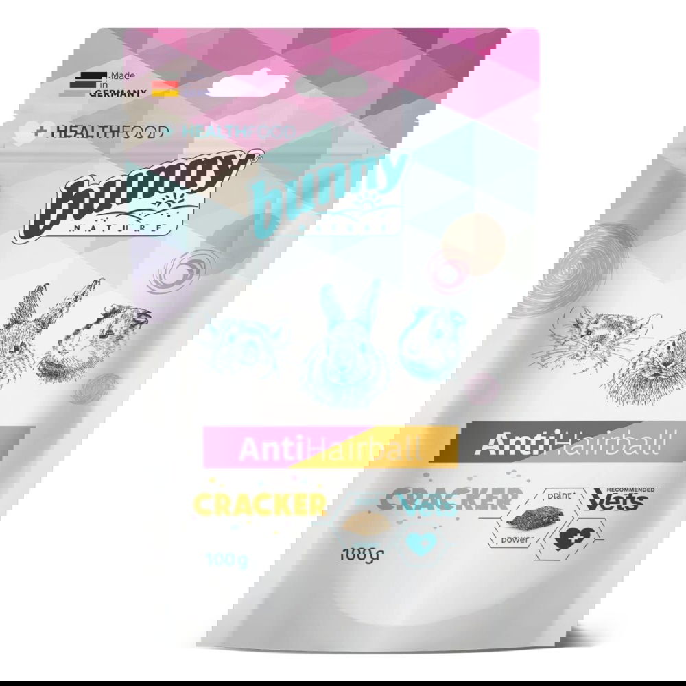 Bunny Antihairball Craker 100g