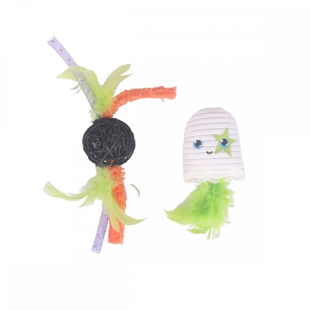 Kissanlelu Meow&Me SomethingSpooky kummitus & pajupallo  2 kpl