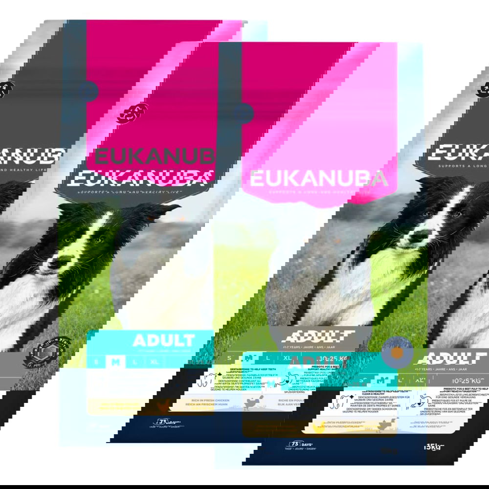 Eukanuba Dog Adult Medium 2 x 15kg