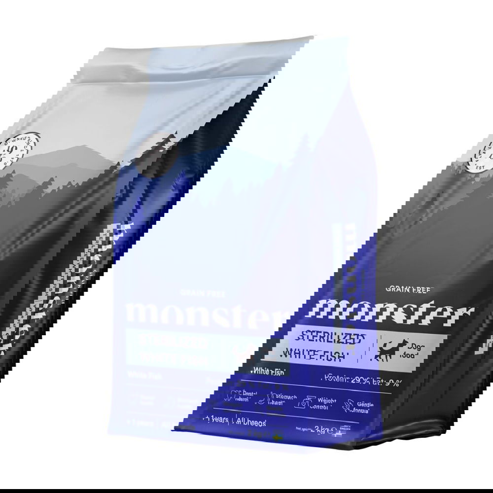 Monster Dog Original Grain Free Sterilised White Fish (2 kg)
