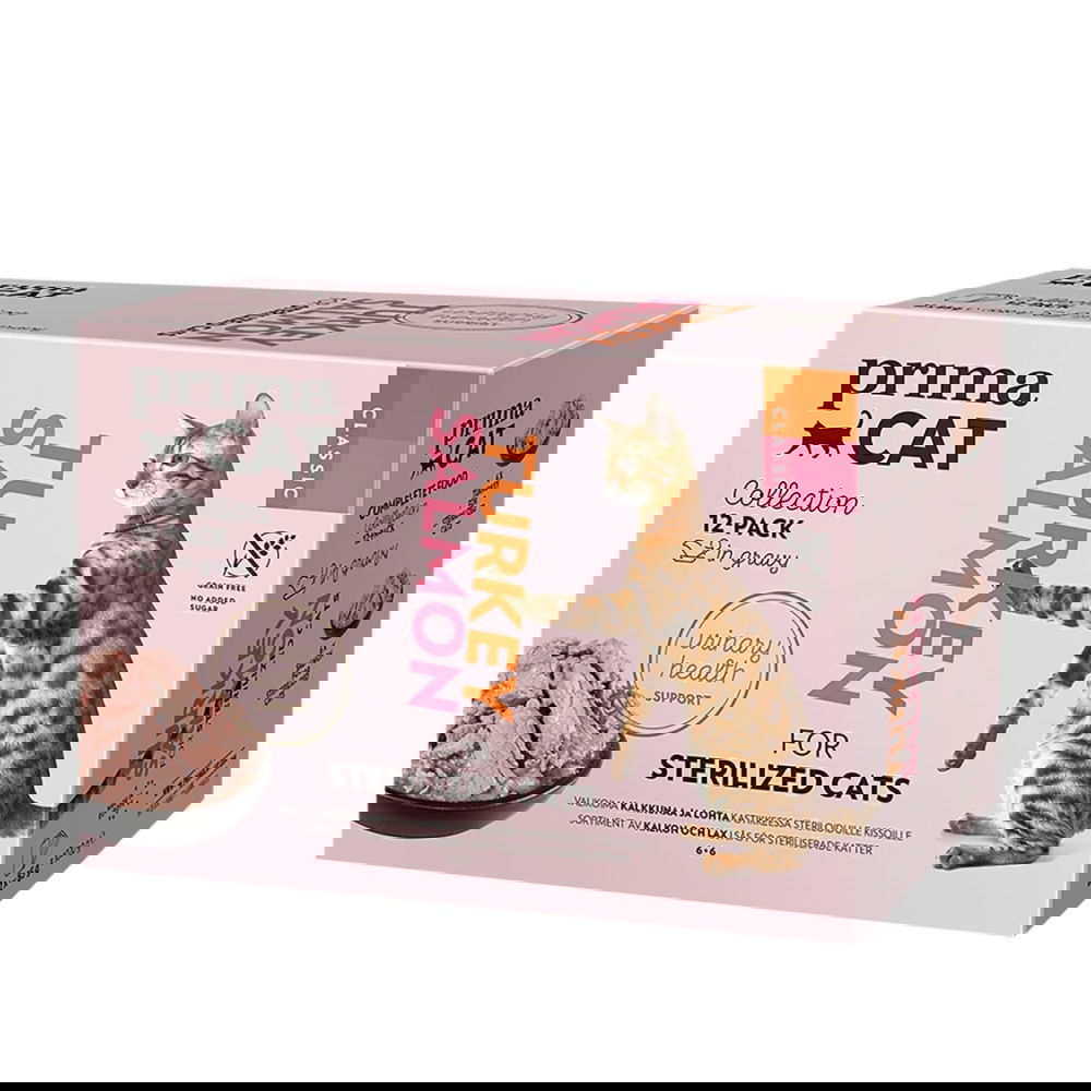 PrimaCat Classic Sterilized kastikkeessa 12 x 85 g