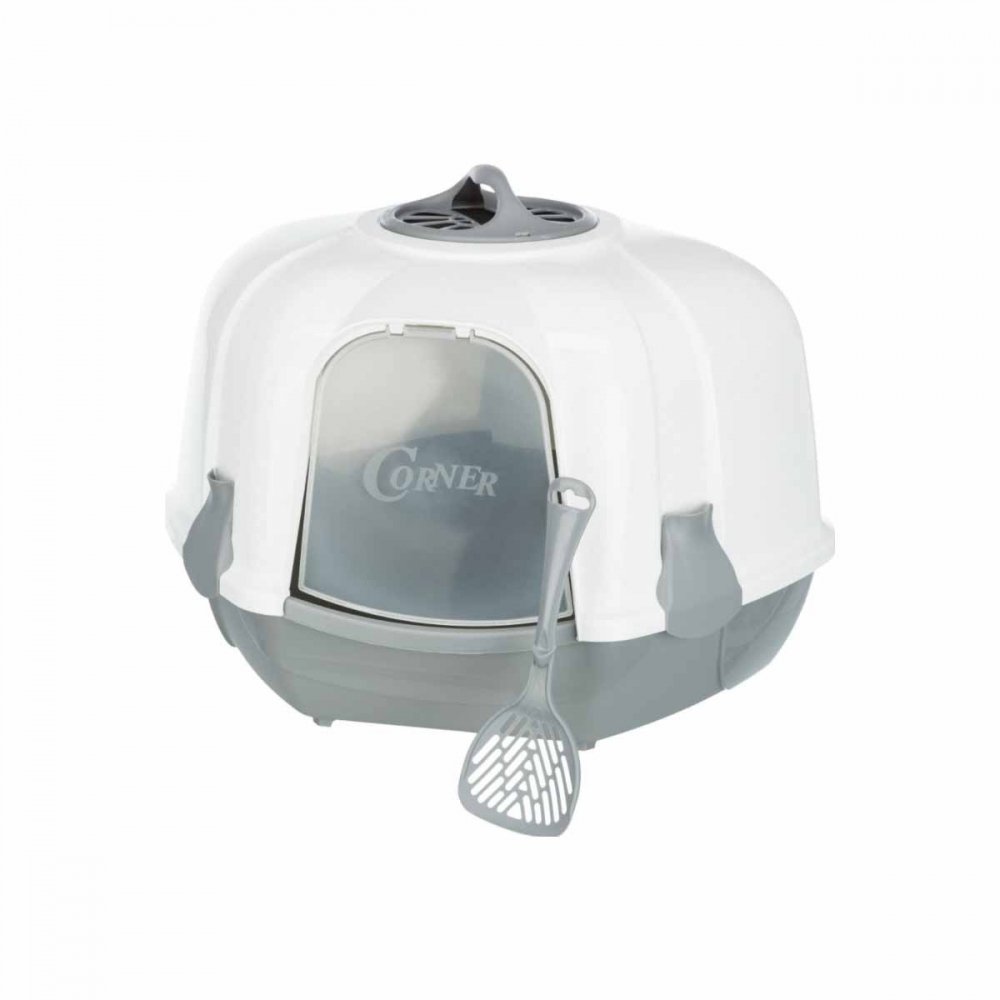 Kulmavessa Trixie Maro, harmaa/valkoinen