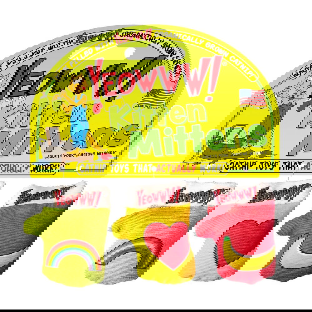 Yeowww kissanminttulelut Kitten Mittens 3 kpl