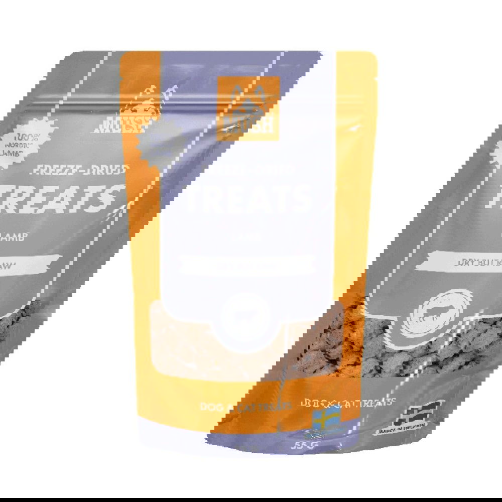 MUSH Freeze-Dried Lammas 55g herkku koiralle