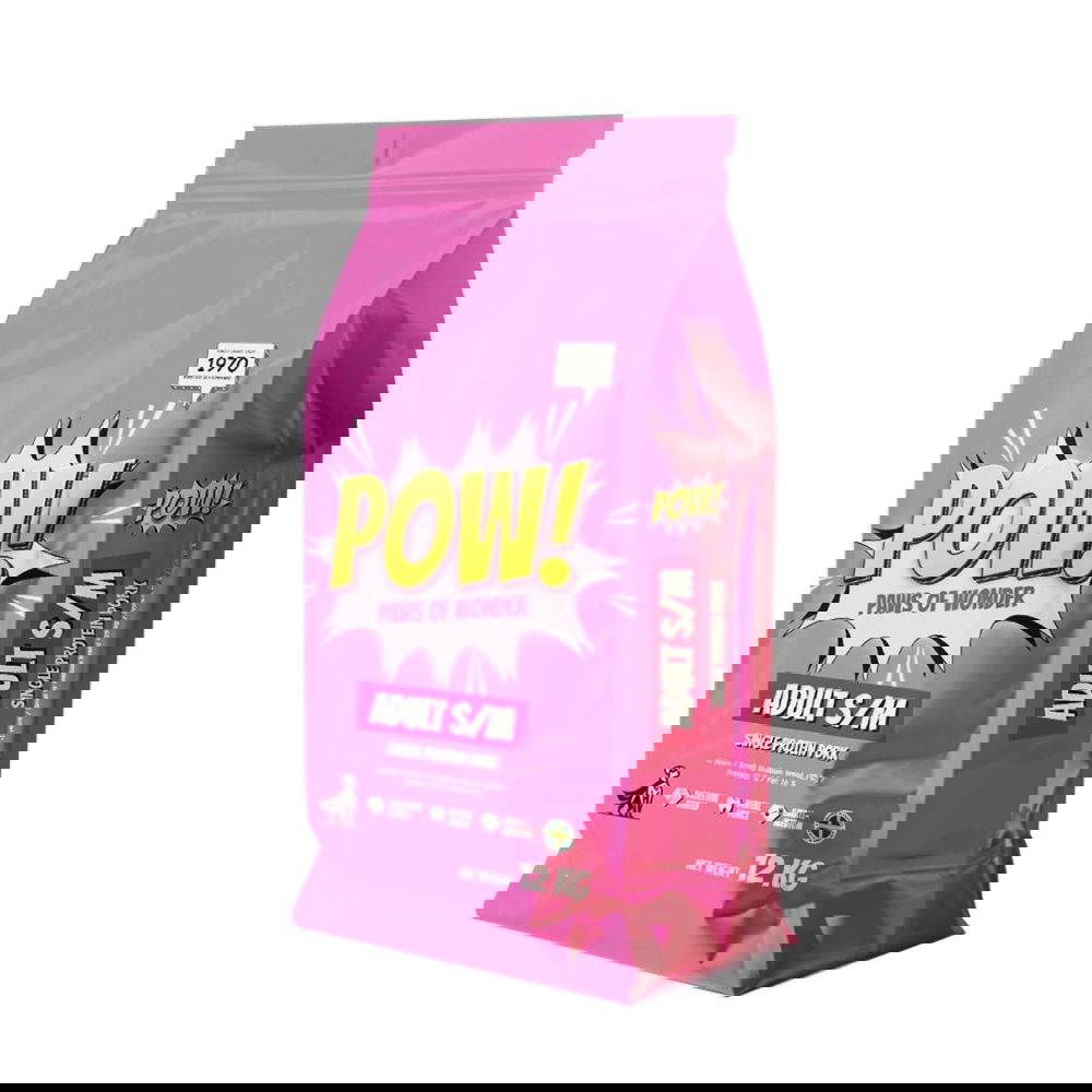 POW! Dog Adult S/M Pork (12 kg)