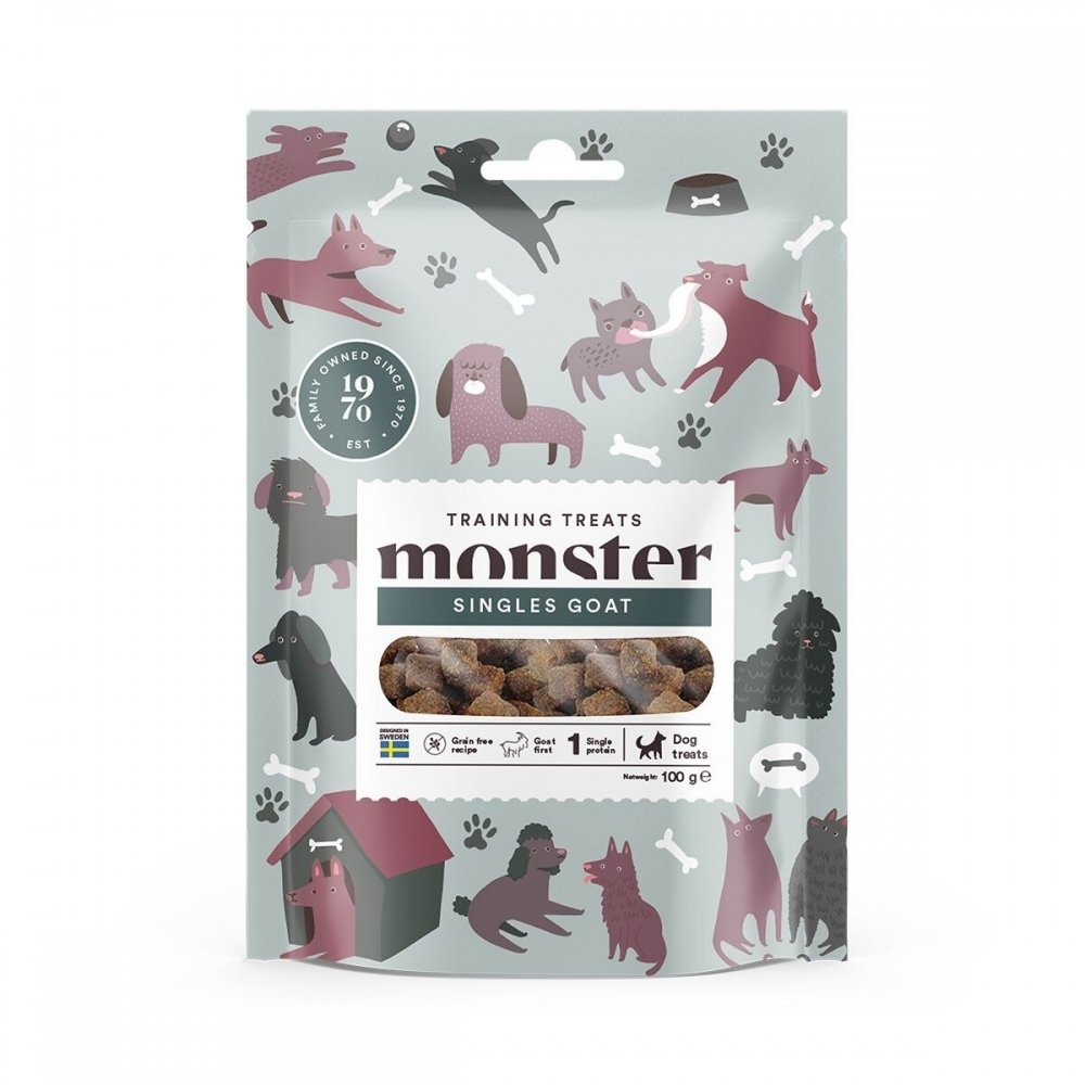 Monster Dog Training Treats vuohi 100g