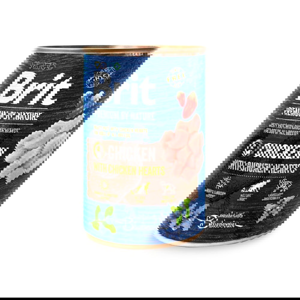 Brit Premium by Nature Dog Kana & Sydän 400 g