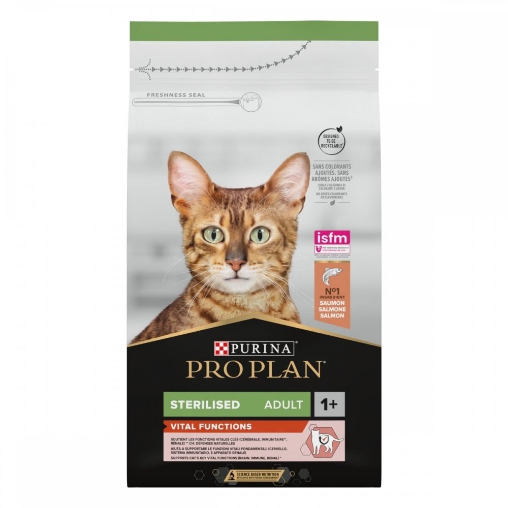 Purina Pro Plan Sterilised Adult 1+ Vital Functions lohi (1,5 kg) Purina Pro Plan Sterilised Adult 1+ Vital Functions lohi (1,5 kg)