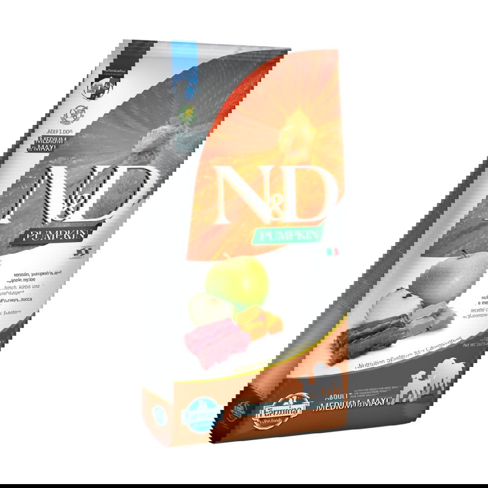 Farmina N&D Pumpkin Dog Venison&Apple M/L 12kg (12 kg)