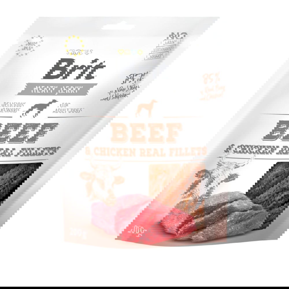 Brit Care Jerky naudanlihafile (200 g)