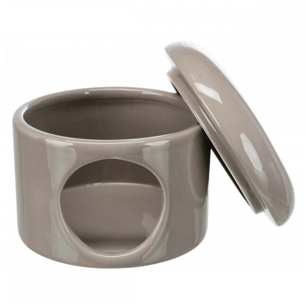 Keraaminen mökki taupe Trixie 16cm