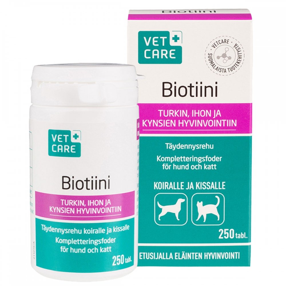 VETCARE Biotiini 250 tabl