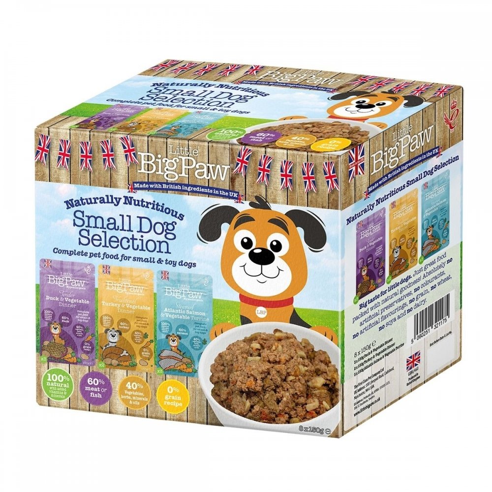 Little BigPaw Small dog selection 8 x 150 g