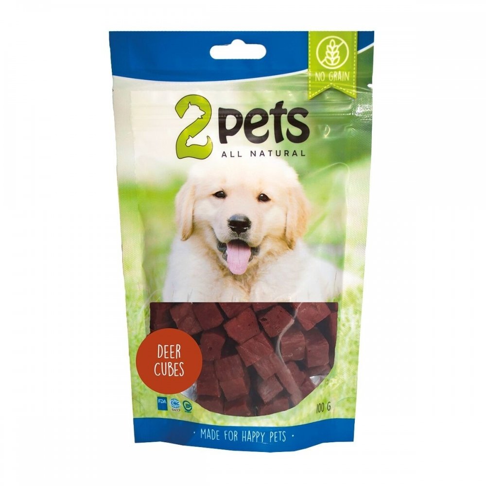 2pets Peuranlihakuutiot (100 g)
