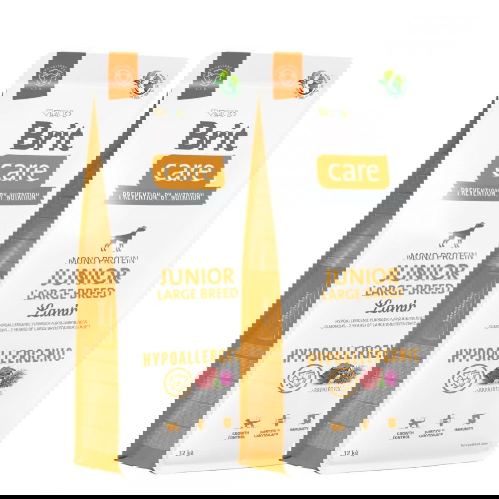 Brit Care Dog Junior Large Breed Hypoallergenic Lamb 2x12 kg Brit Care Dog Junior Large Breed Hypoallergenic Lamb 2x12 kg