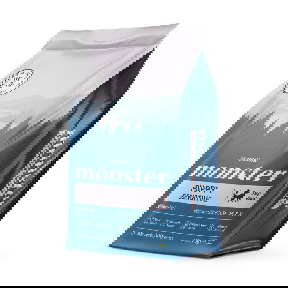 Monster Dog Puppy Sensitive White Fish (2 kg)