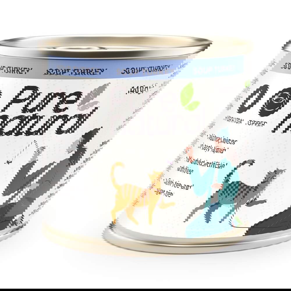 Purenatural Cat Soup Turkey 140g
