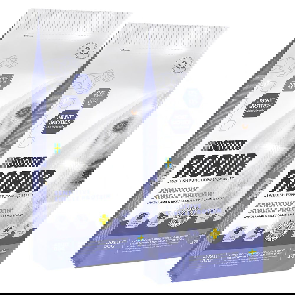 Bozita Robur Adult Sensitive Single Lamb 2x12 kg