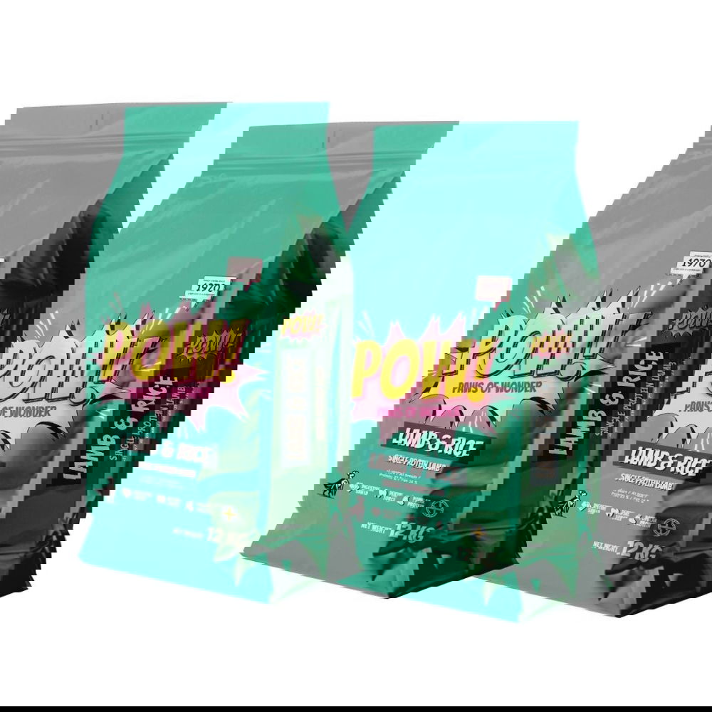 POW! Dog Adult Lamb & Rice 2x12 kg