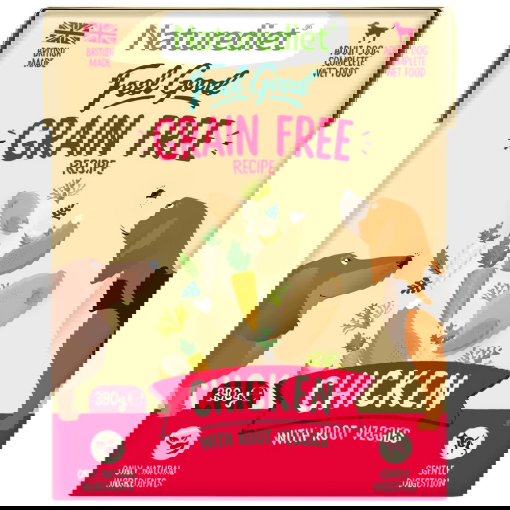 Naturediet Grain Free kana (390 g)