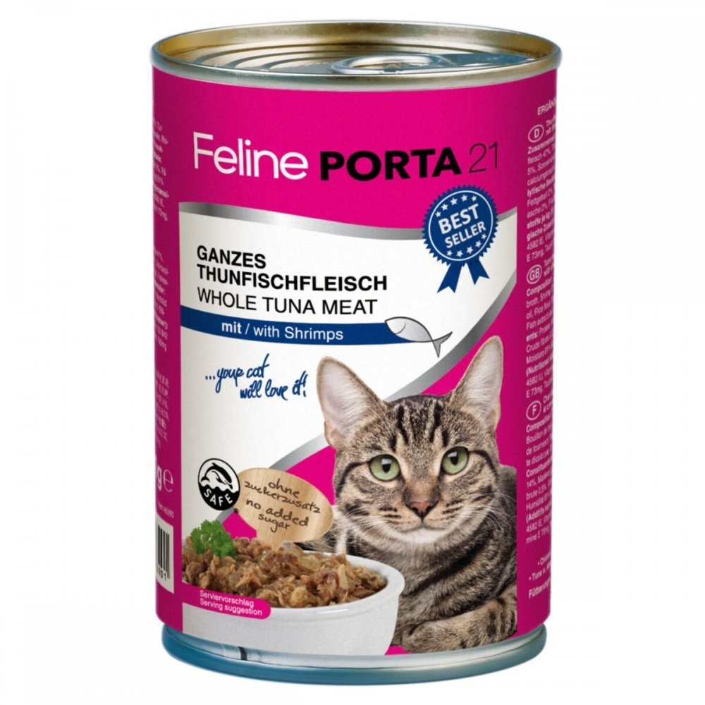 Feline Porta 21 Tonnikala & Katkarapu (400 g)