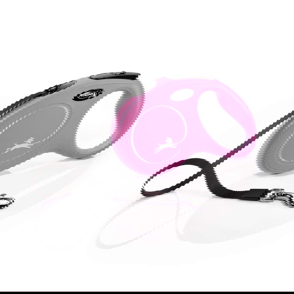 Flexi New Classic M Tape 5m/25kg (Pinkki)