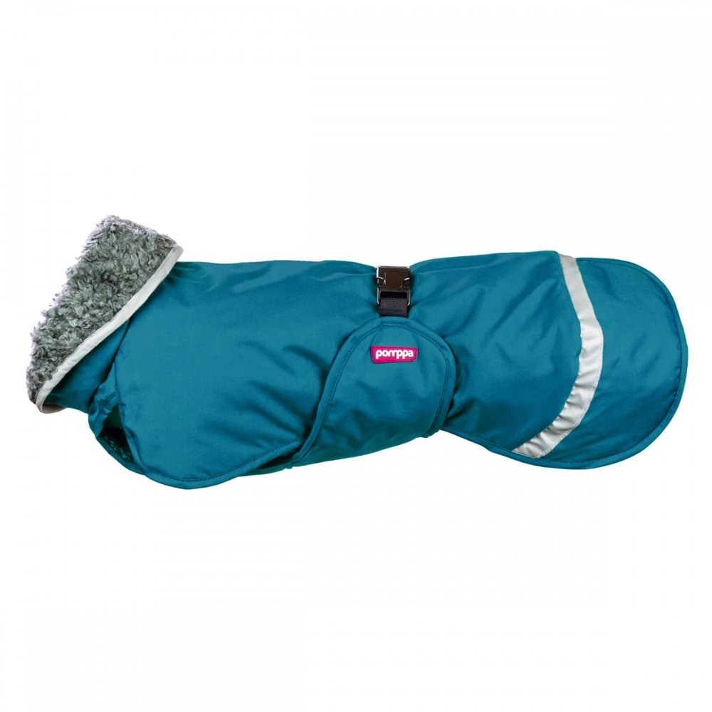 PerusPomppa koiran takki, petrooli (28 cm)