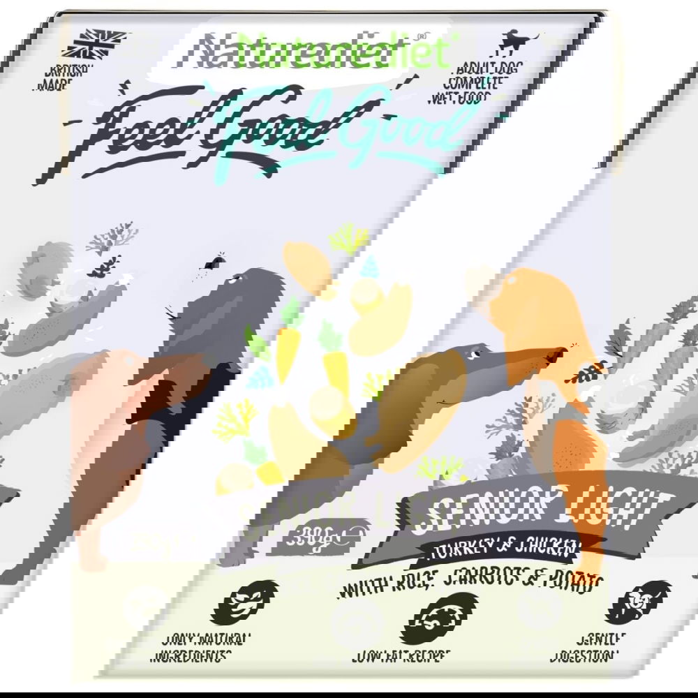 Naturediet Feel Good Senior Lite kalkkuna & kana (390 g)