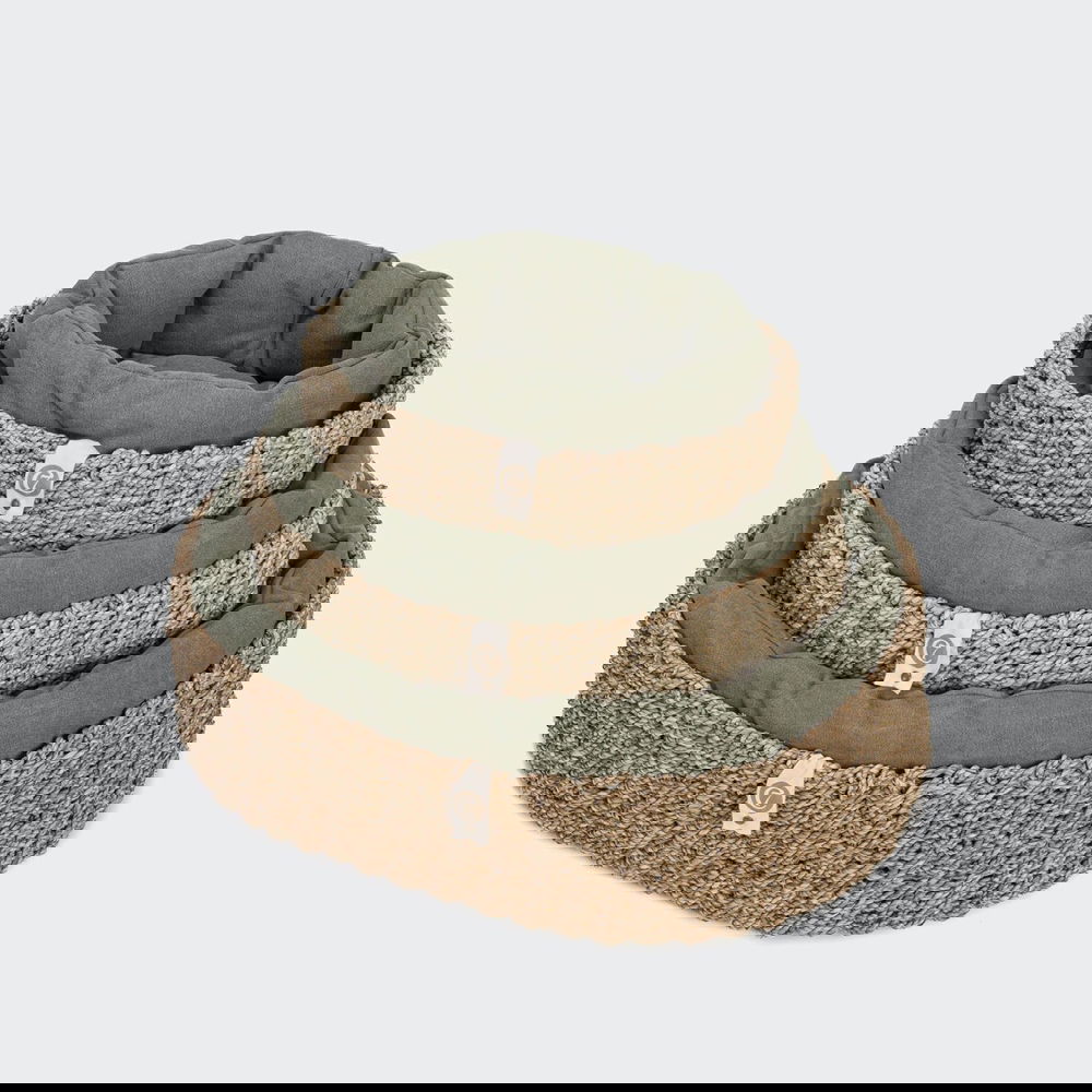 Koiran kori Cloud7 Lazy Canvas, oliivi (S)