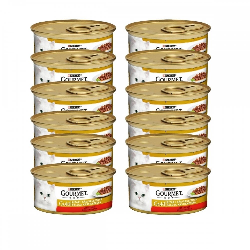 Gourmet Gold Nauta kastikkeessa 12x 85g