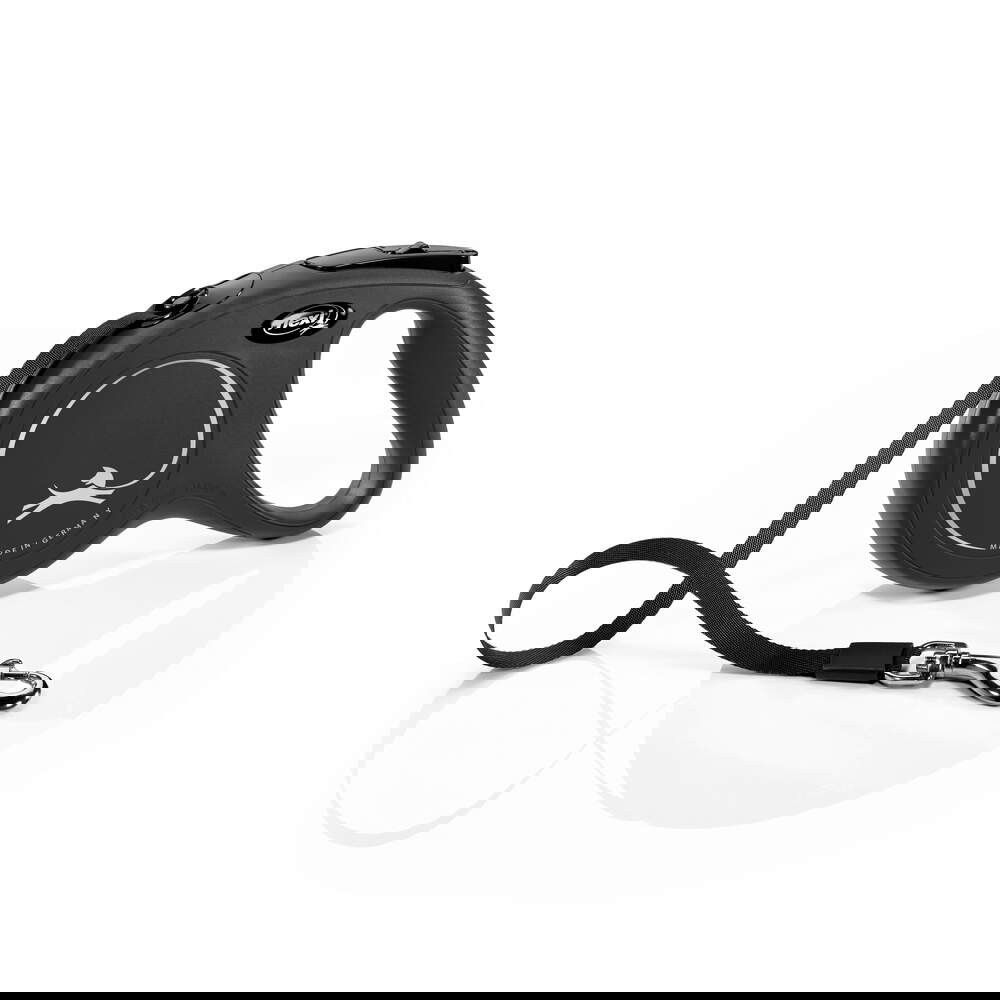 Flexi New Classic M Tape 5m/25kg (Musta)