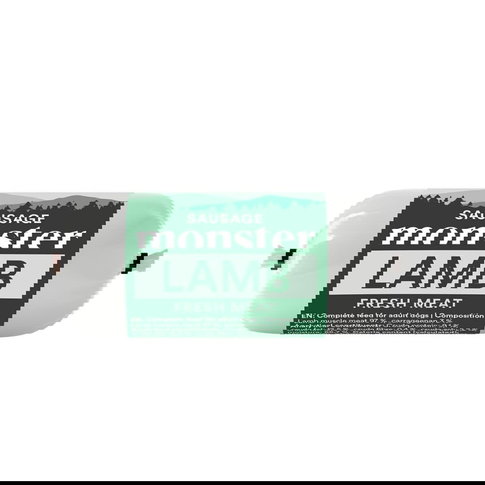 Koiran treenimakkara Monster, lammas (80 g)