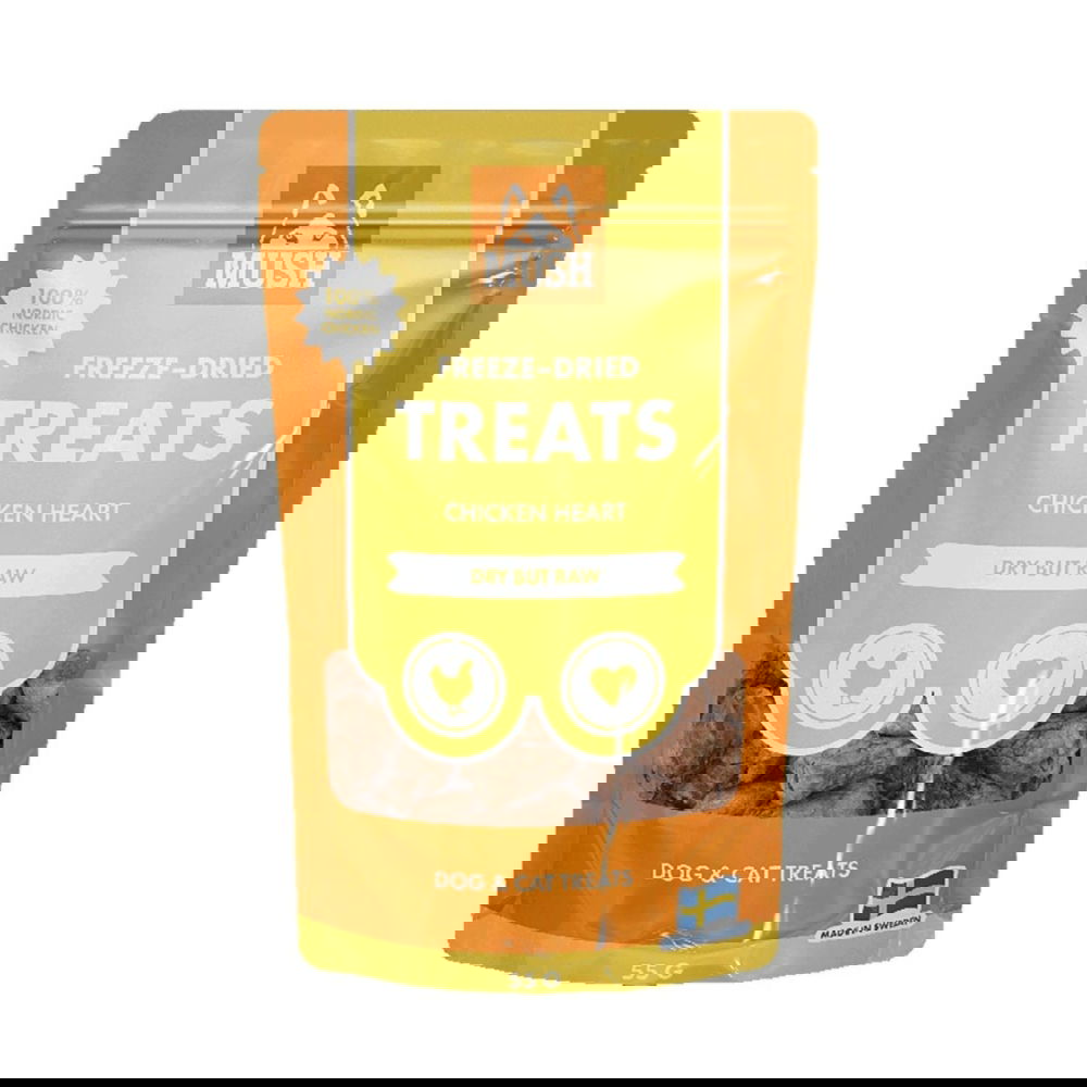 MUSH Freeze-Dried Kanansydän 50g herkku koiralle
