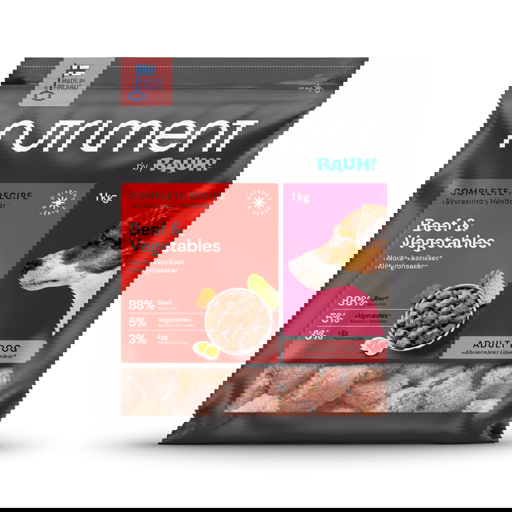 Nutriment by RAUH! Nauta-kasvispullat 1 kg