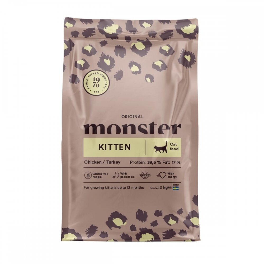 Monster Cat Kitten Kana & Kalkkuna (2 kg)