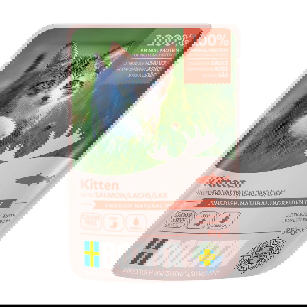 Bozita kitten lohi kastikkeessa 85 g