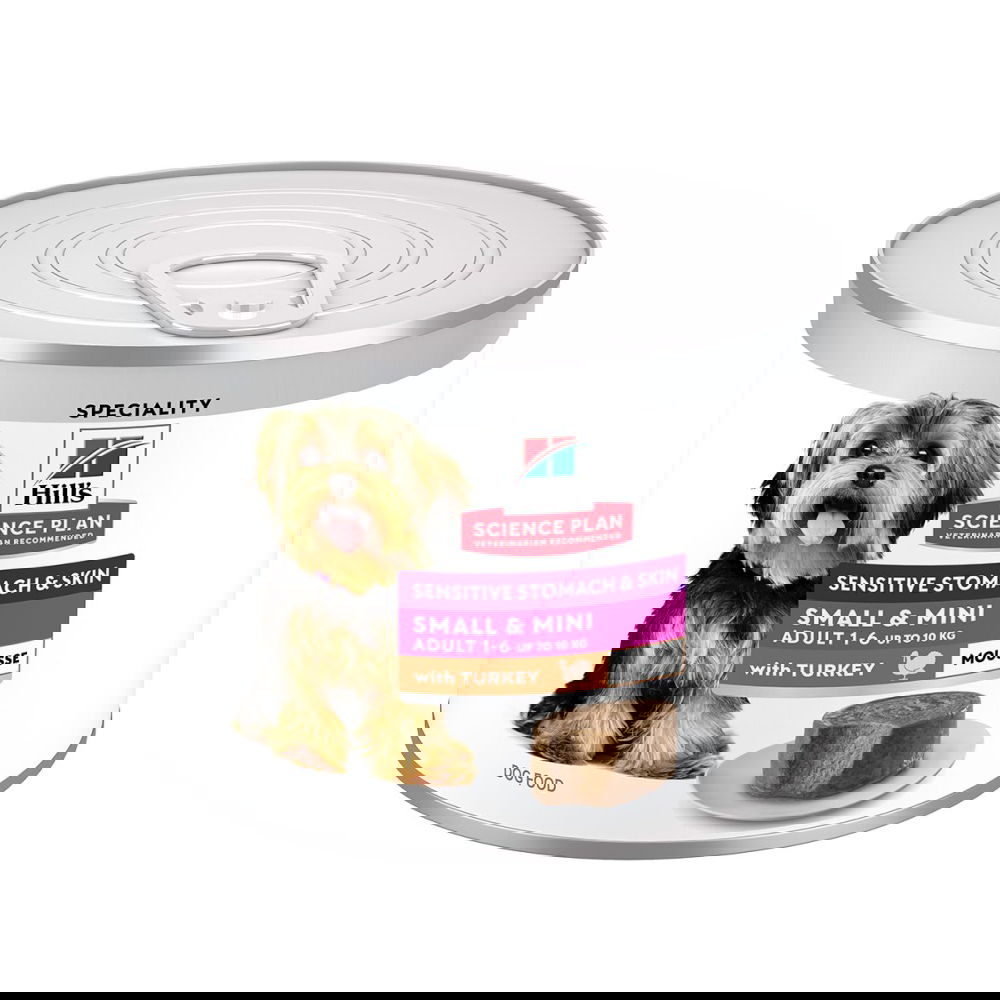 Hill's Science Plan Dog Sensitive Stomach & Skin Mousse Small & Mini Turkey 200g