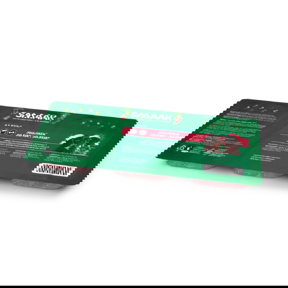 Smaak Raw Joulukala 3 x 200 g Smaak Raw Joulukala 3 x 200 g