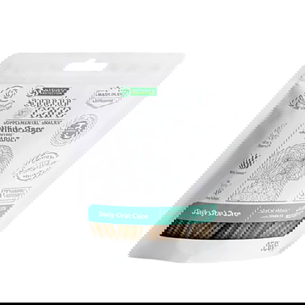 Nature&apos;s Protection Superior Care White Oral care koiranherkku 150 g