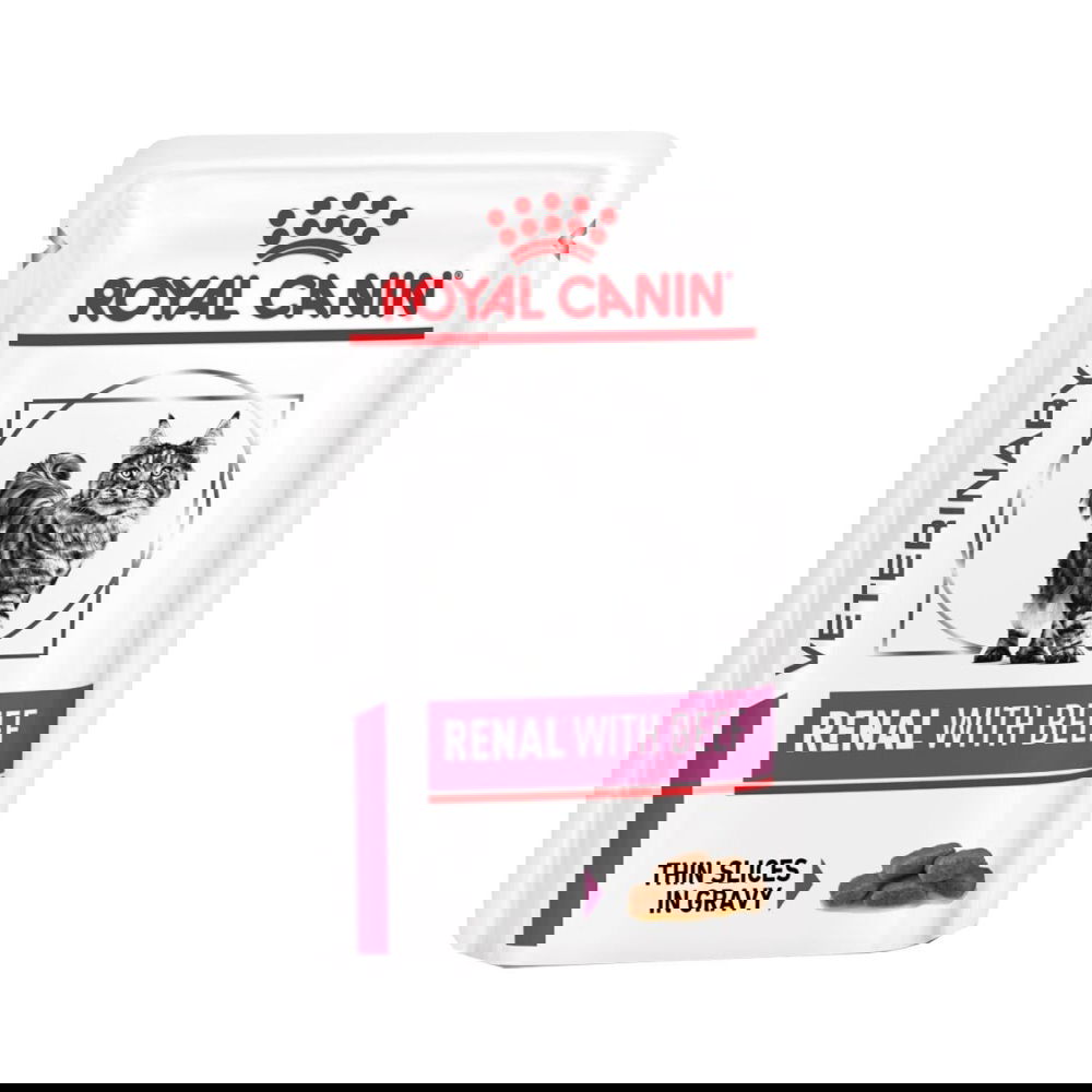 Royal Canin Renal Cat Beef wet, 12 x 85 g