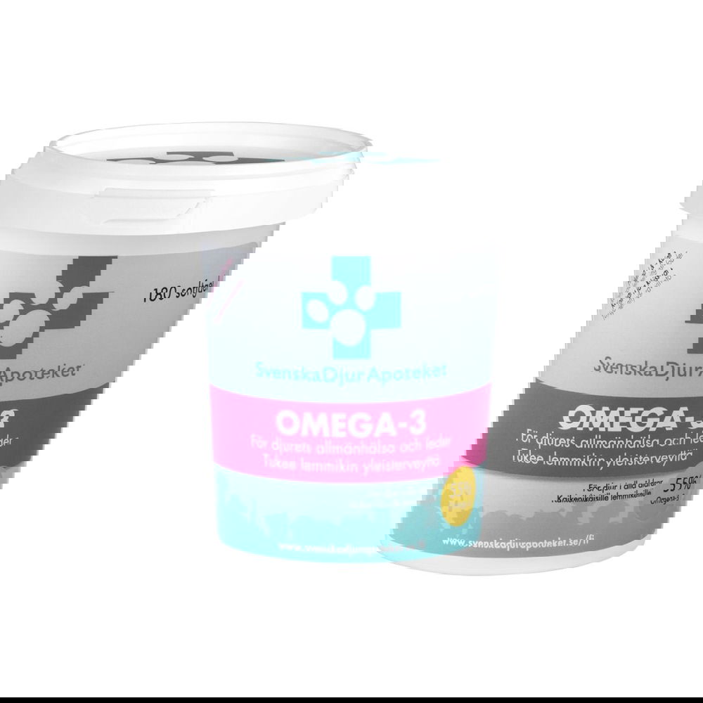 Svenska Djurapoteket Omega-3 180 Softgel