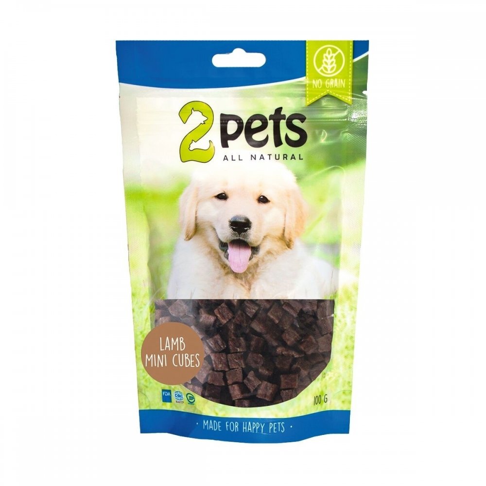 2pets Mini Lampaanlihakuutiot (100 g)