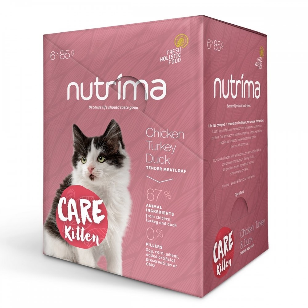 Nutrima Cat Care Kitten märkäruoka 85g