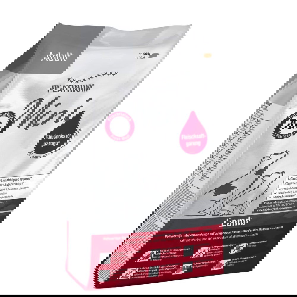 Platinum Mini Adult Lamb+Rice 900 g