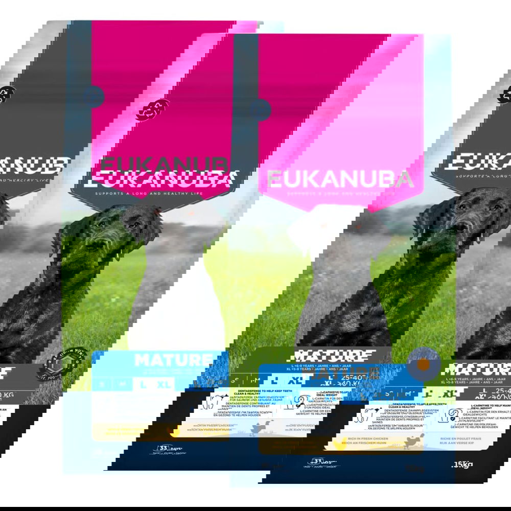 Eukanuba Dog Mature Large 2 x 15kg