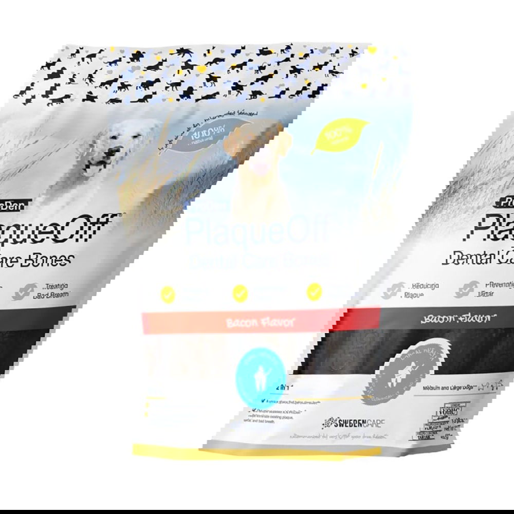 PlaqueOff Dental Care Bones, pekoni (Pekoni)