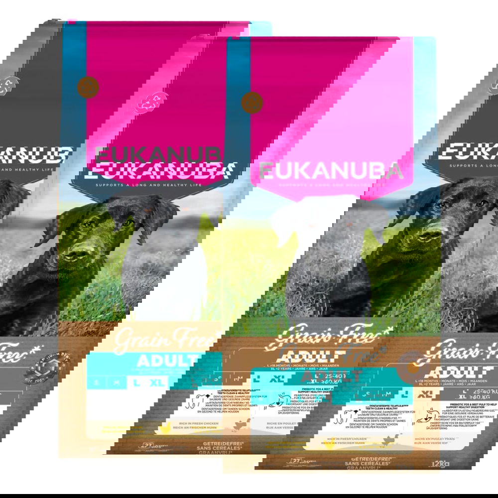 Eukanuba Grain Free Adult Large Chicken 2 x 12kg Eukanuba Grain Free Adult Large Chicken 2 x 12kg