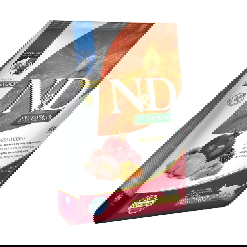 Farmina N&D Pumpkin Cat Quail Neutered 5kg